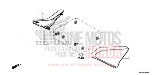 SIDE COVER CMX500AH de 2017